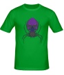 Мужская футболка «Фиолетовый паук» - Фото 1