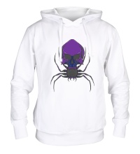 Толстовка с капюшоном Фиолетовый паук
