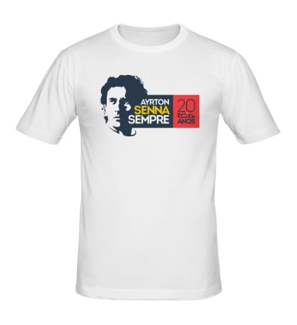 Мужская футболка Ayrton Senna: 20 anos
