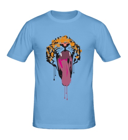 Мужская футболка «Тигр-лизун»