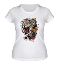 Женская футболка Тигриный рык