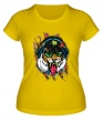 Женская футболка «Уличный тигр» - Фото 1