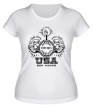 Женская футболка «USA Bodybuilding» - Фото 1