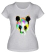 Женская футболка «Цветная панда» - Фото 1