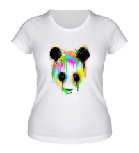 Женская футболка Цветная панда