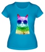 Женская футболка «Космический кот» - Фото 1
