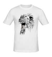 Мужская футболка Крик дракона