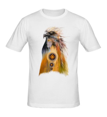 Мужская футболка «Орел-индеец»