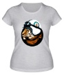 Женская футболка «Тигр-летчик» - Фото 1