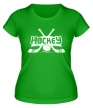 Женская футболка «Hockey Puck Luck» - Фото 1
