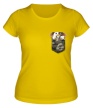 Женская футболка «Карманный Гремлин» - Фото 1