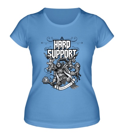 Женская футболка «Hard Support Omniknight»