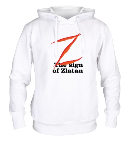 Толстовка с капюшоном The sign of Zlatan