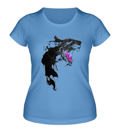 Женская футболка «Акварельный монстр»