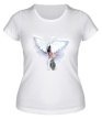 Женская футболка «Птица с гранатой» - Фото 1