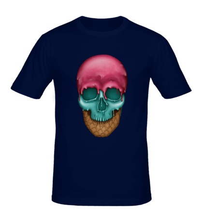Мужская футболка «Skull Icecream»