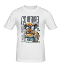 Мужская футболка Go Offline