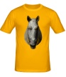 Мужская футболка «Модель лошади» - Фото 1