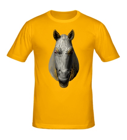 Мужская футболка «Модель лошади»