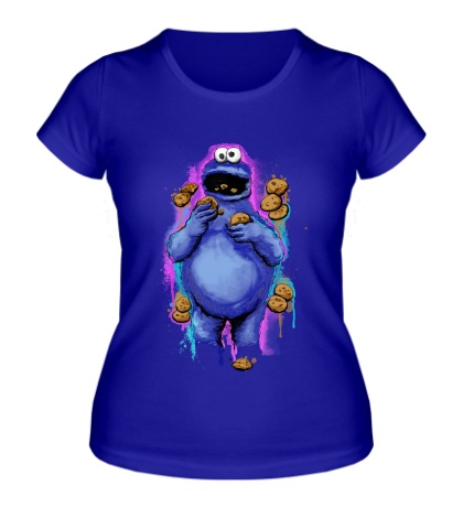 Женская футболка Hungry Cookie Monster