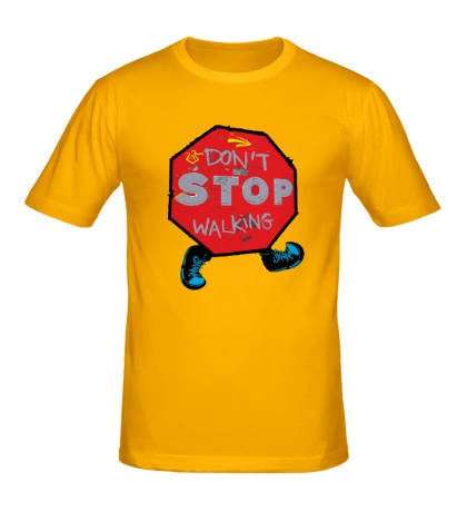 Мужская футболка Dont Stop Walking