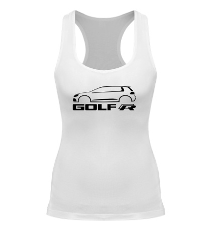 Женская борцовка «VW Golf R silhouette»