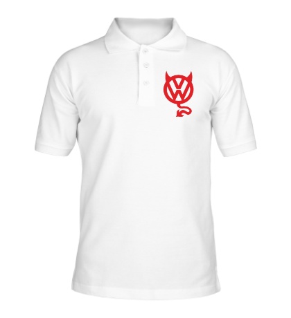 Рубашка поло VW Devil logo