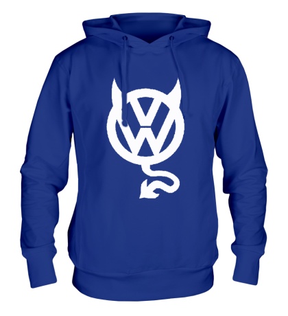 Толстовка с капюшоном VW Devil logo