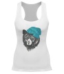 Женская борцовка «Медведь в вязанной шапке» - Фото 1