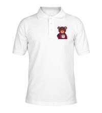 Рубашка поло Медведь с какао