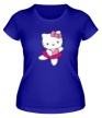 Женская футболка «Китти танцует» - Фото 1