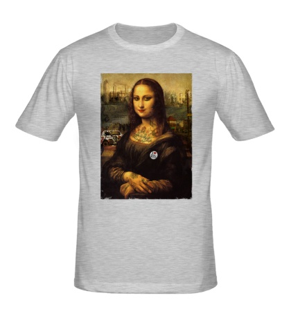 Мужская футболка «Модная Мона Лиза»