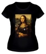 Женская футболка «Модная Мона Лиза» - Фото 1