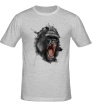 Мужская футболка «Злая горилла» - Фото 1