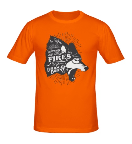 Мужская футболка «Warming By The Fires»