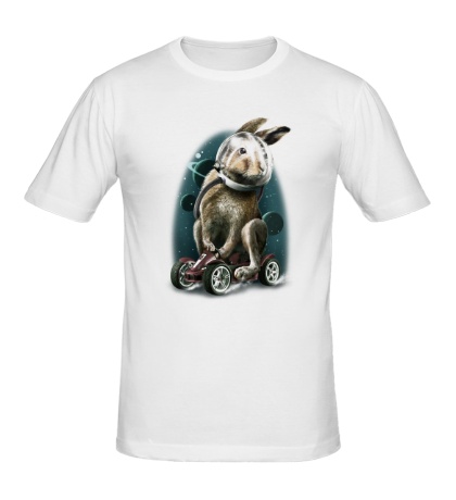 Мужская футболка «Космический заяц»