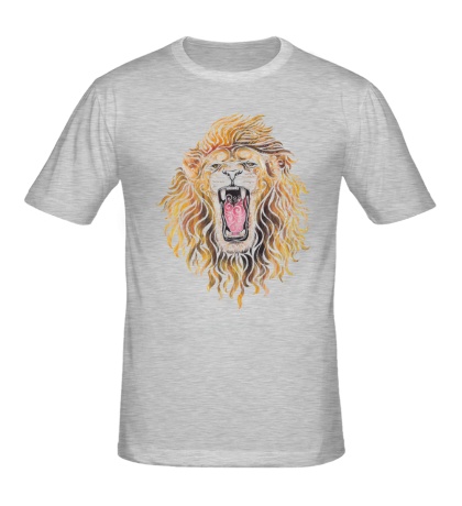 Мужская футболка Swirly Lion