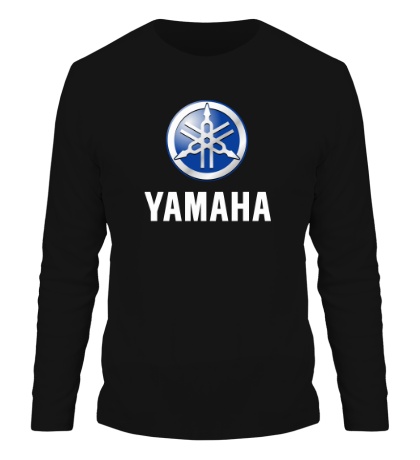Мужской лонгслив «Yamaha: Silver Logo»