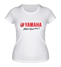 Женская футболка Yamaha: Revs your heart