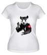 Женская футболка «Панда повстанец» - Фото 1