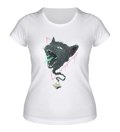 Женская футболка «Кошачий дым»