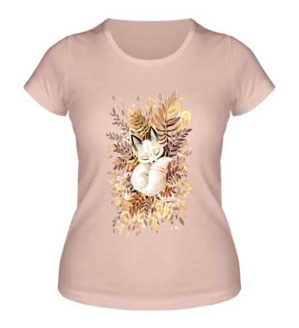 Женская футболка Осенняя белочка