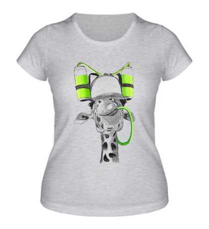 Женская футболка «Жажда жирафа»