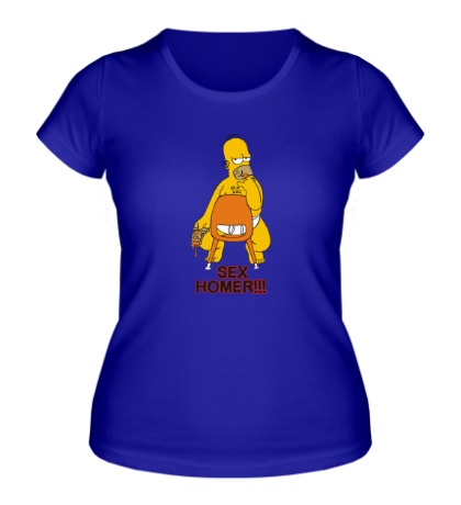 Женская футболка Sex Homer