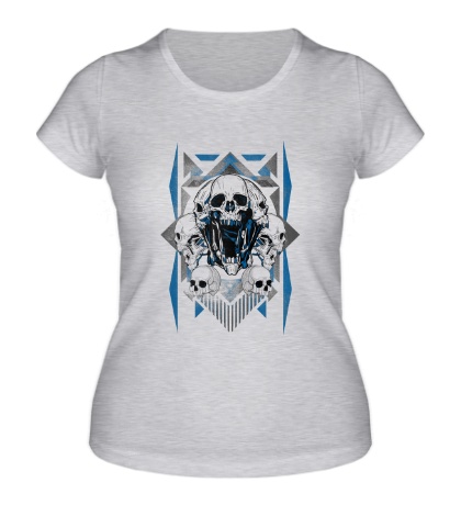 Женская футболка «Skulls Art»