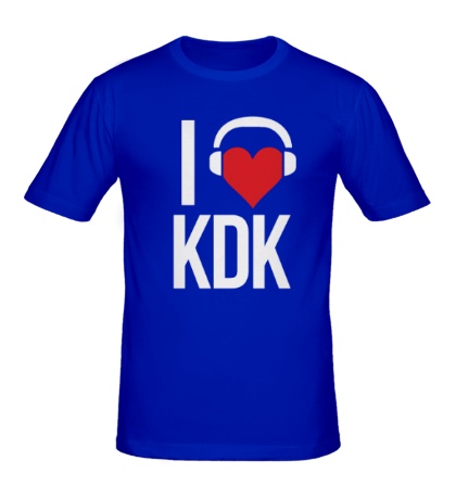 Мужская футболка «Love KDK»