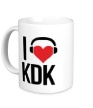 Керамическая кружка «Love KDK» - Фото 1