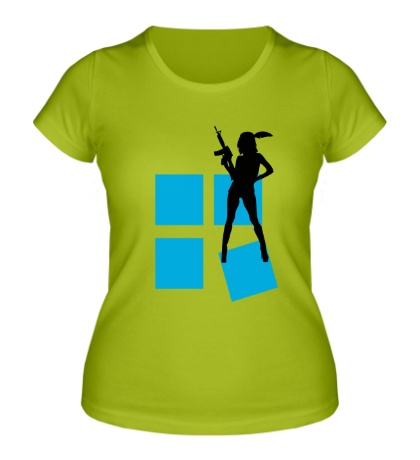 Женская футболка Armed Woman