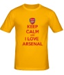 Мужская футболка «Keep Calm & Love Arsenal» - Фото 1