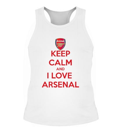 Мужская борцовка «Keep Calm & Love Arsenal»